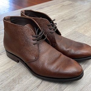 Brown Carmina leather boots size 8.5
